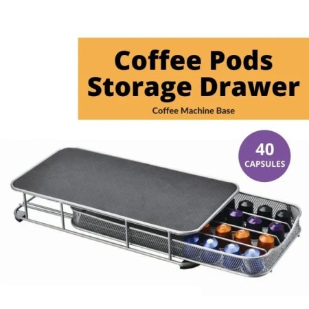 Coffee Pods Storage Drawer | Coffee Machine Base